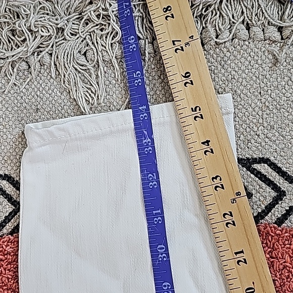 AG ADRIANO GOLDSCHMIED The STLIT CIGARETTE LEG WHITE JEANS, SZ 32 - Picture 11 of 12